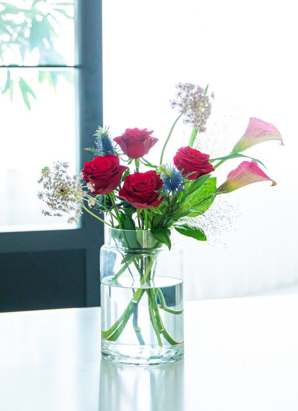 バラと旬の花定期便 プレミアム